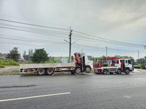 รถยกใหญ่ถนนเทพประสิทธิ์